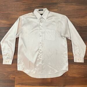Marquis single needle Tailoring shirt wrinkle Resistant size L-16.5 34-35. B4